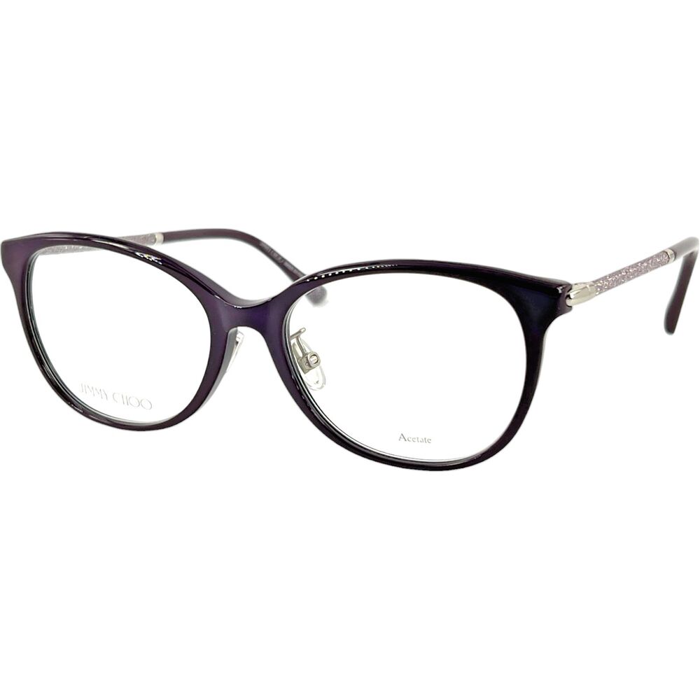 Jimmy Choo JC323/G Womens Eyeglass Frame 12U Pall Plum
